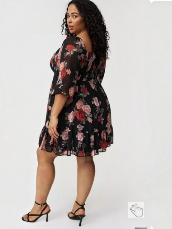 torrid Dresses & Skirts - NWT Torrid Black Floral Dress
